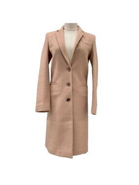 Gucci Outer Coat Long Chester Wool Beige